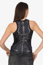 Balmain Black Trompe L'oeil Tank Top Size XS