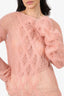 Miu Miu Pink Wool Knit Sweater Size 38