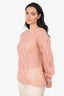 Miu Miu Pink Wool Knit Sweater Size 38