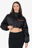 Prada Sport Black Down Cropped Jacket Size M