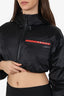 Prada Sport Black Down Cropped Jacket Size M