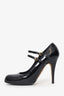 Miu Miu Black Patent Leather Mary Jane Pumps Size 39.5