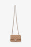 Pre-Loved Chanel™ 2023 Brown Quilted Lambskin Mini Rectangular Flap Bag
