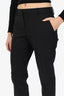 Theory Black Wool Cropped Trousers Size 6