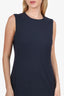Theory Navy Blue Wool Sleeveless Dress Size 8