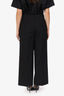 Theory Black Wool Wide Leg Trousers Size 8