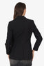 Theory Black Wool Single Breasted Blazer Size 6