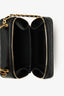 Pre-Loved Chanel™ Black Leather Mini Top Handle Vanity Crossbody