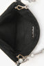 Miu Miu Black Satin Crystal Embellished Chain Crossbody