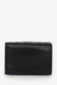 Balenciaga Black Leather Hourglass Trifold Wallet