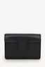 Delvaux Black Leather Presse Trifold Wallet
