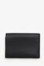 Delvaux Black Leather Presse Trifold Wallet