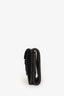 Delvaux Black Leather Presse Trifold Wallet