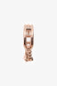 Hermès 18K Rose Gold Diamond Set Small Model Chaine d'ancre Chaos Ring Size 54