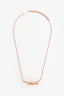 Tiffany & Co. 18K Rose Gold Knot Necklace