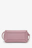 Celine Pink Grained Leather Nano Belt Bag With Strap