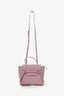 Celine Pink Grained Leather Nano Belt Bag With Strap