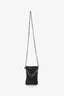 Stella McCartney Black Faux Leather Falabella Phone Crossbody Bag
