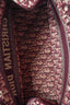 Christian Dior 2019 Burgundy Oblique Jacquard Medium Book Tote
