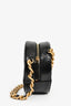 Pre-Loved Chanel™ Black Leather Quilted 19 Round Crossbody Bag