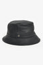 Hermès Navy Leather Bucket Hat