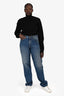 Maison Margiela Blue Denim Straight Leg Jeans Size 1
