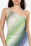 Missoni Green Asymmetric Strappy Top Size 44