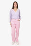 Mugler Pink High Waisted Pants Size 38