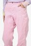 Mugler Pink High Waisted Pants Size 38