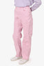 Mugler Pink High Waisted Pants Size 38