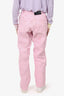 Mugler Pink High Waisted Pants Size 38