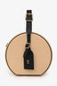 Louis Vuitton 2018 Black/Beige Leather Boite Chapeau Top Handle with Strap