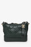 Pre-Loved Chanel™ Green Aged Leather Small Gabrielle Crossbody
