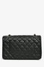 Pre-Loved Chanel™ 2010-11 Black Caviar Leather Medium Double Flap SHW