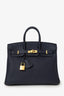 Hermès 2017 Navy Togo Leather Birkin 25 GHW