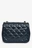 Pre-Loved Chanel™ 2020 Navy Lambskin Mini Square Flap Crossbody