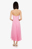 ML Monique Lhuillier Pink Pleated Mini Dress Size 16