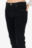 Isabel Marant Black/White Top Stitch Corduroy Pants Size 40