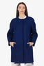 Sportmax Blue Wool Coat Size 6
