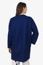 Sportmax Blue Wool Coat Size 6