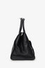 Prada Black Leather Front Pocket Wing Convertible Tote