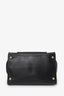 Prada Black Leather Front Pocket Wing Convertible Tote