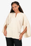 By Malene Birger Cream Long Sleeve Top Size 38