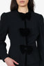 Vintage Black Bow Detail Blazer Size M