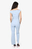 Chiara Boni Blue Cowel Neck Jumpsuit Size XS