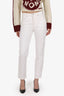 Dries Van Noten White Denim Jeans Size 27