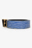 Louis Vuitton 2016 Blue Epi Leather V Belt Size 85/34