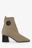 Hermès Taupe Knit Volver 60 Ankle Booties Size 37