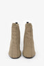 Hermès Taupe Knit Volver 60 Ankle Booties Size 37