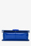 Pre-Loved Chanel™ 2014/15 Cobalt Blue Patent Old Medium Boy Bag